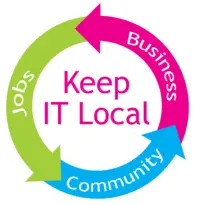 keep it local badge