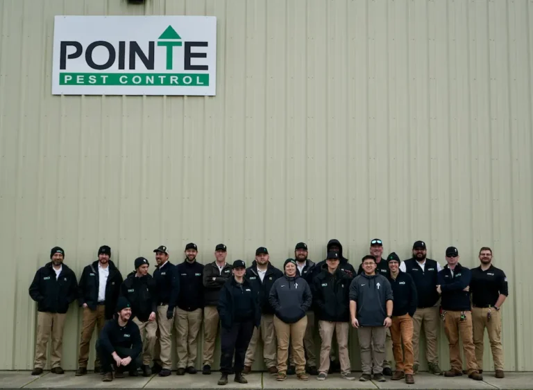 Vancouver Washington Team in front of the Pointe Pest Control Office