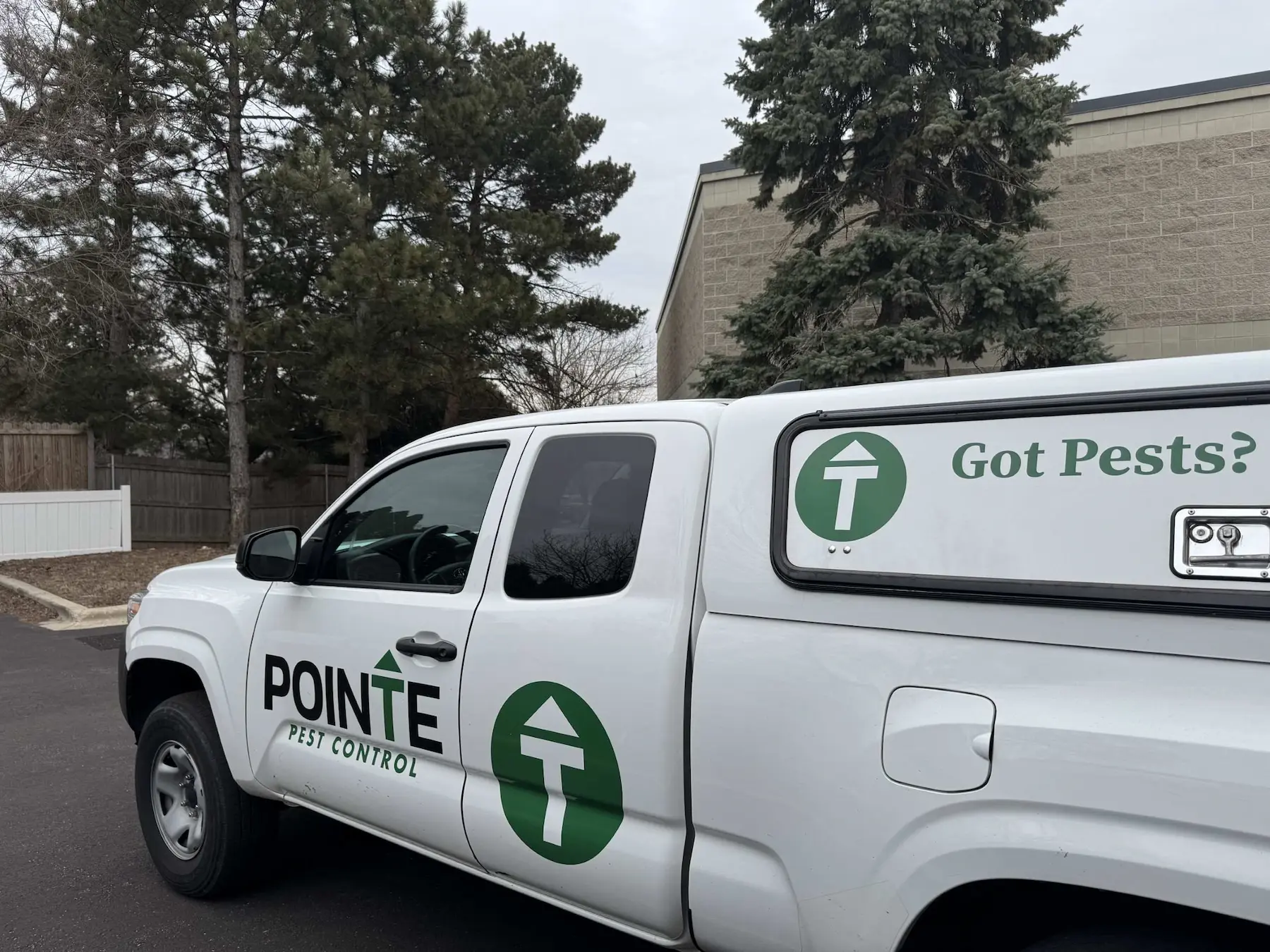 Pointe Pest Control service truck